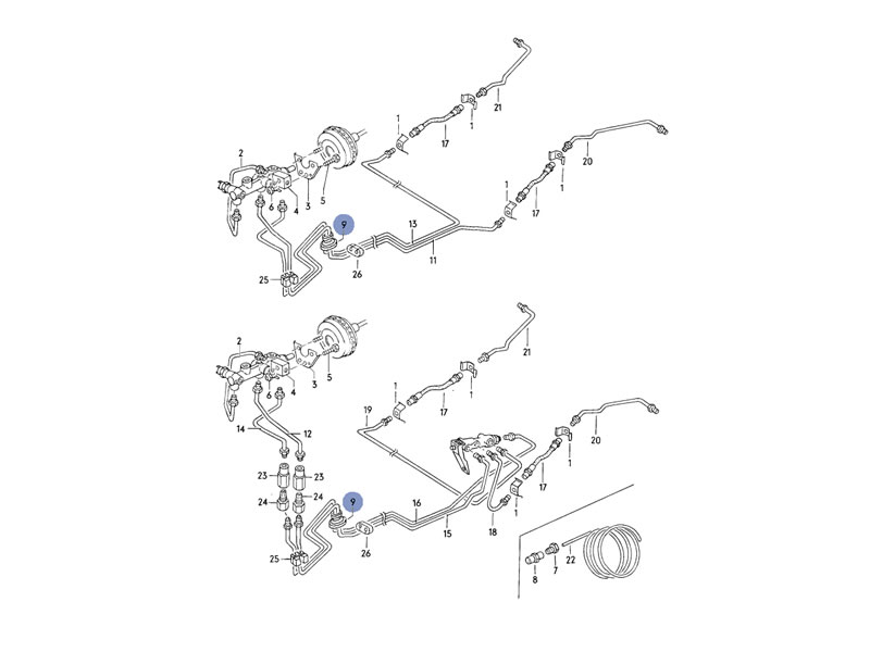Golf MK1 Genuine VW Fuel Brake Lines Grommet Nos eBay