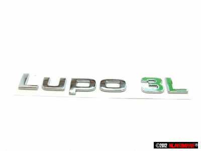VW LUPO LUPO 3L REAR BOOT BADGE EMBLEM  