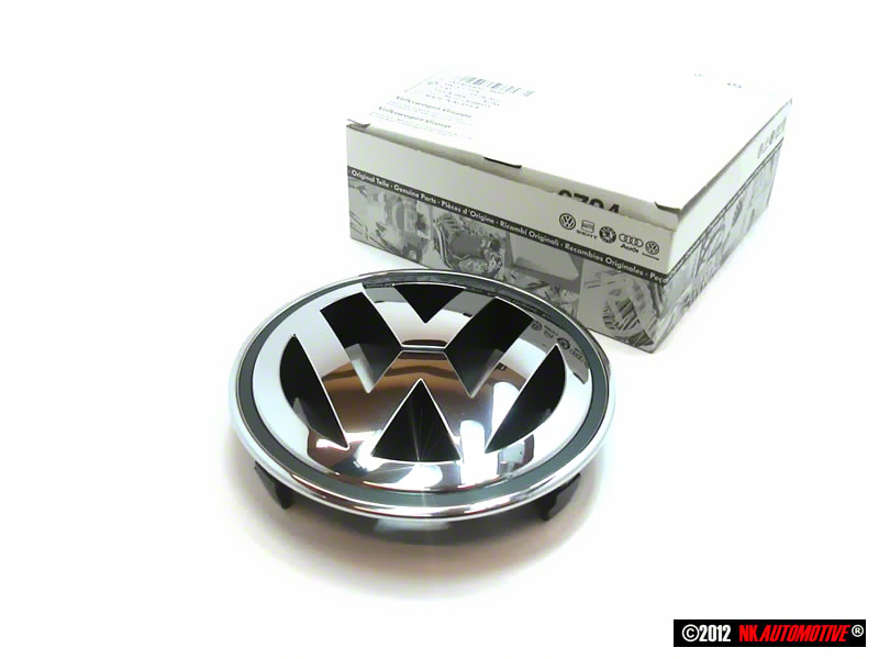 Original VW Front Grill Badge Emblem Chrome 3C0853600A MQH eBay