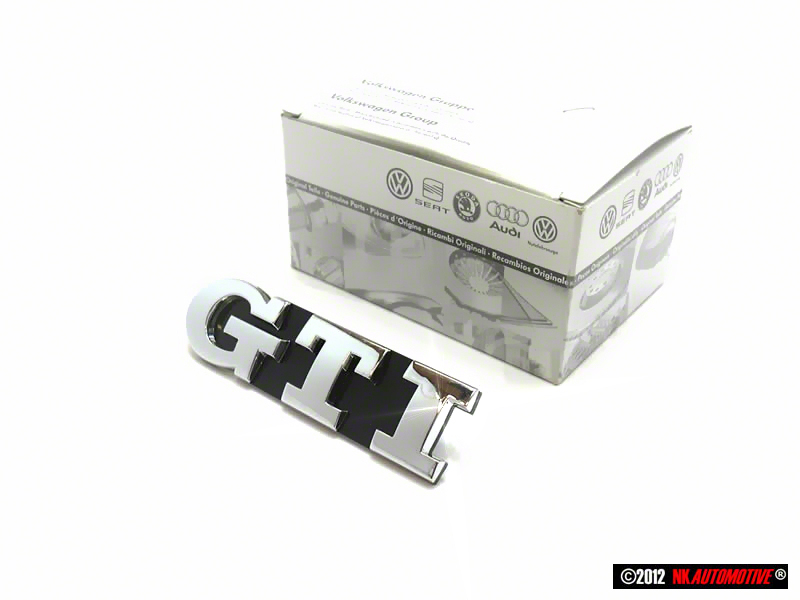 Golf MK5 Genuine VW GTI Front Grill Badge Emblem Chrome eBay