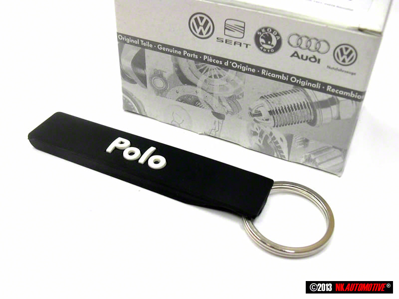 Polo 6N2 Genuine VW Polo Keychain Keyring Key Fob Black eBay